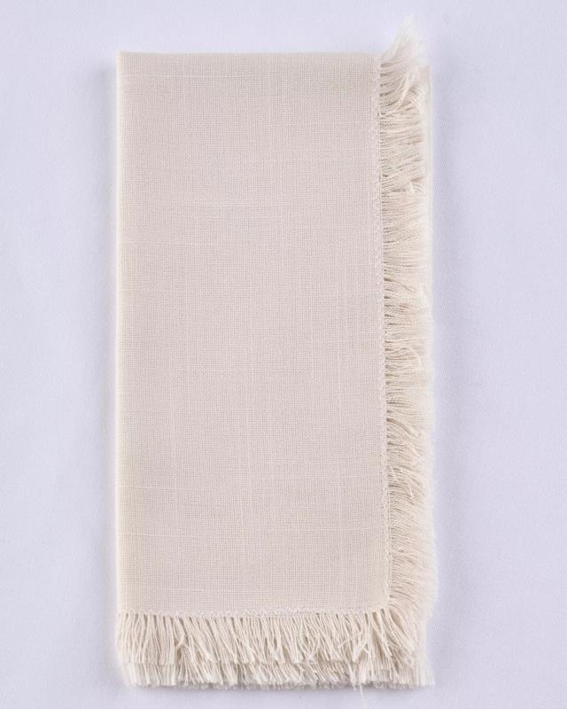 Rental store for NAPKIN FRINGE IVORY in Cornelius NC