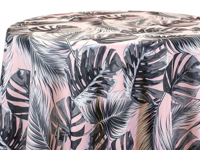 Rental store for FROND CHARCOAL ON BLUSH LINENS in Cornelius NC