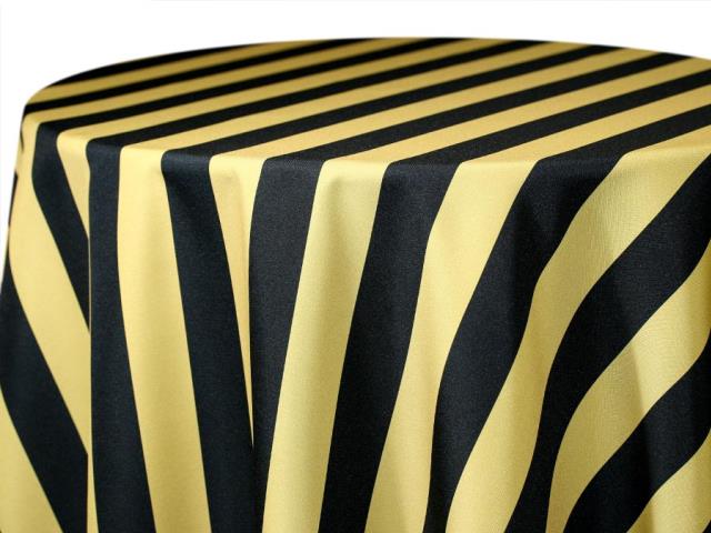 Rental store for HUDSON STRIPE BLACK GOLD LINENS in Cornelius NC