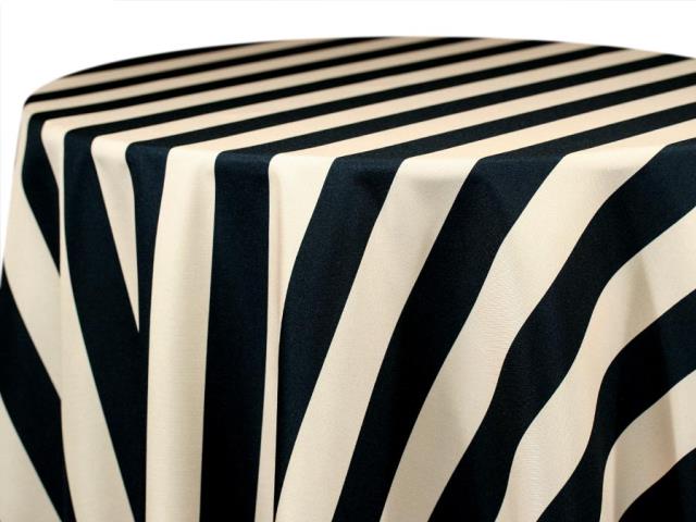 Rental store for HUDSON STRIPE BLACK CREAM LINENS in Cornelius NC