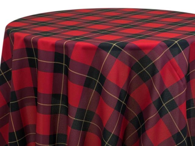 Rental store for SCOTTISH PLAID RED LINENS in Cornelius NC