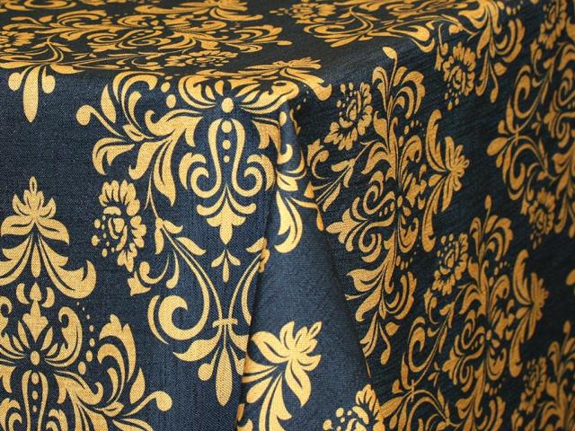 Rental store for VENICE GOLD ON BLACK LINENS in Cornelius NC