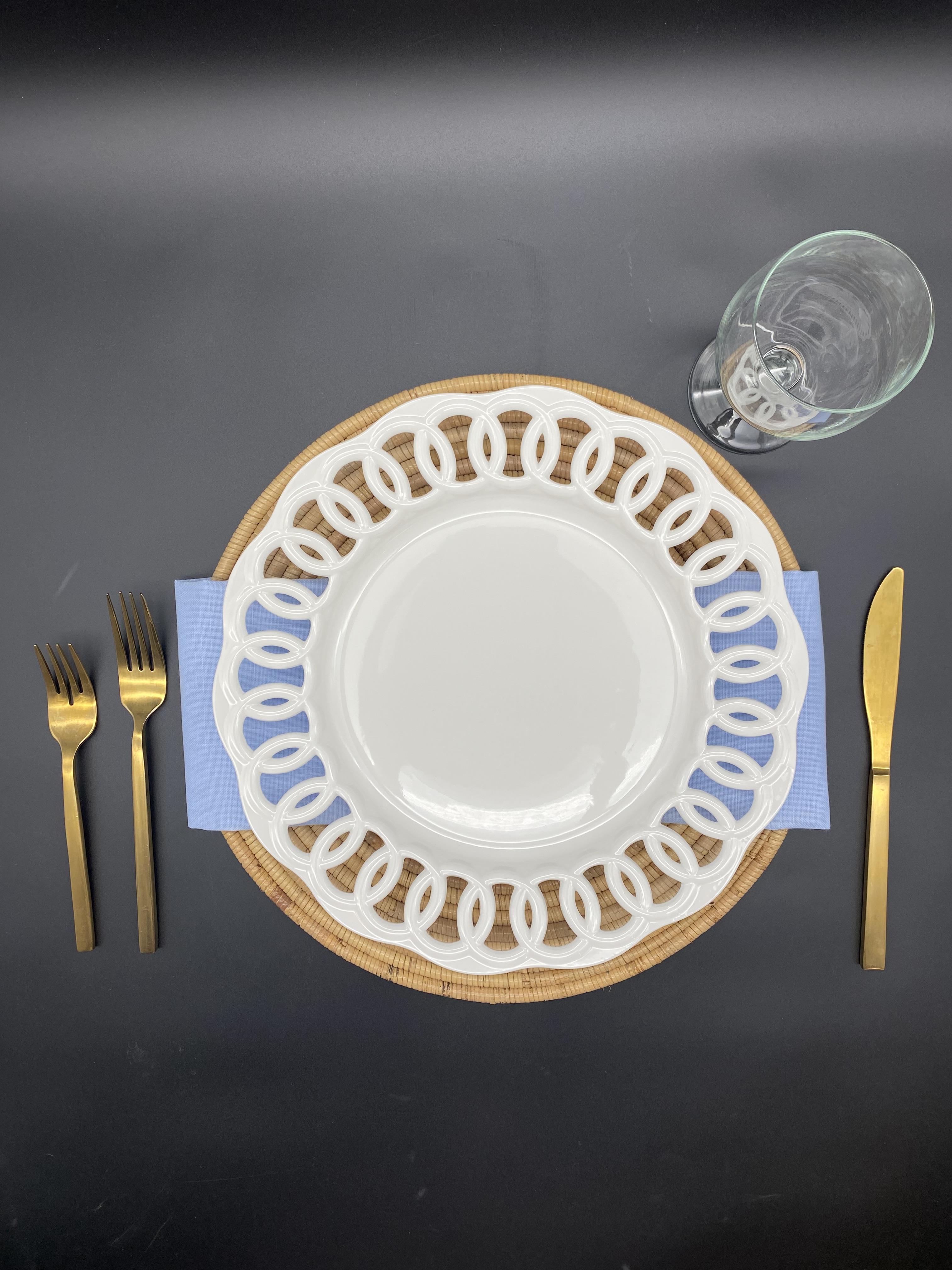 Where to find LATTICE DINNER PLATE WHITE 12 in Cornelius