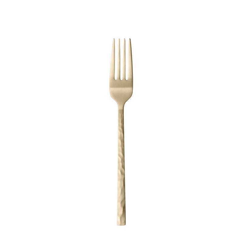 Where to rent BRUSHED HAMMERED CHAMPAGNE DINNER FORK in Cornelius NC