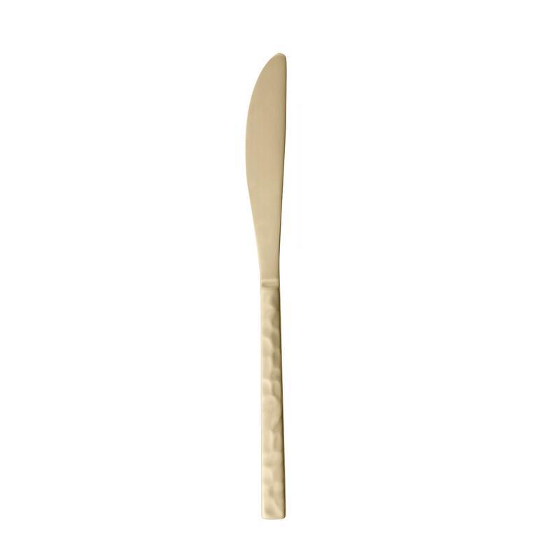 Where to rent BRUSHED HAMMERED CHAMPAGNE DINNER KNIFE in Cornelius NC